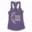 Singam Singuladhan Varum Women's Racerback Tank in Solid Purple Rush Color